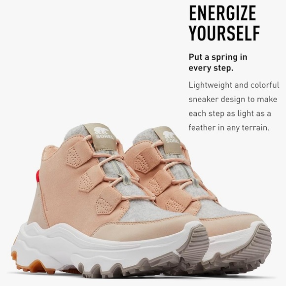 NWT Sorel Kinetic Breakthrough Caribou Waterproof Boot - Picture 2 of 6